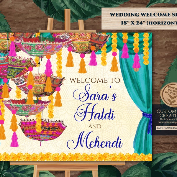 Mendhi signs, Mehndi Welcome signs & Mendhi decor sign Umbrella, Mehndi Signs as Mehndi poster, Mendhi Umbrella Desi decor as Mehendi signs