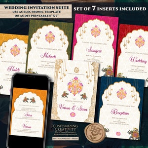 Cartão de casamento hindu digital Convite de casamento indiano, convite de casamento indiano e Gujarati Kankotri, convite hindu como convite de casamento hindu
