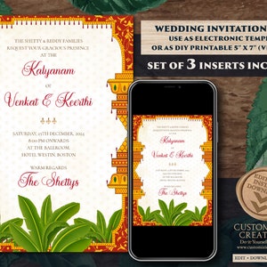 Buy Tamil Wedding Cards as Tamil Wedding Invitation, South Indian
