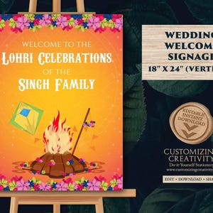 Indian Lohri sign as Welcome Lohri signs, Lohri Welcome Signs & Lohri decor signs, Lohri posters as Welcome to Lohri Sign, Lohri decoration