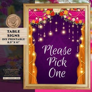 Mehndi Station Schild: Indische Hochzeit Armreif Bar Dekor (Digital Download)