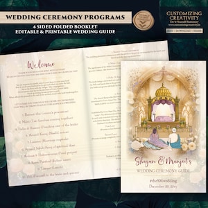 Programma della cerimonia sikh Guida Punjabi Anand Karaj, programmi di matrimonio sikh e guida alla cerimonia sikh, guida al matrimonio sikh come programma sikh di Anand Karaj