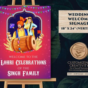 Lohri Welcome Signs & Lohri decor signs, Lohri posters as Welcome to Lohri Sign, Indian Lohri sign as Welcome Lohri signs, Lohri decoration