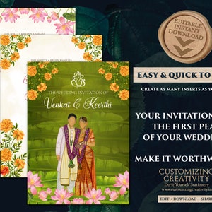 Telugu Wedding Cards & Telugu Wedding Invitation, South Indian Wedding