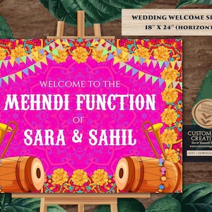 Mendhi Welcome signs & Mehndi Welcome signs, Mehendi decor as Mehendi signs, Mehndi Decor as Mehndi poster, Mehndi signs, Mendhi decor sign