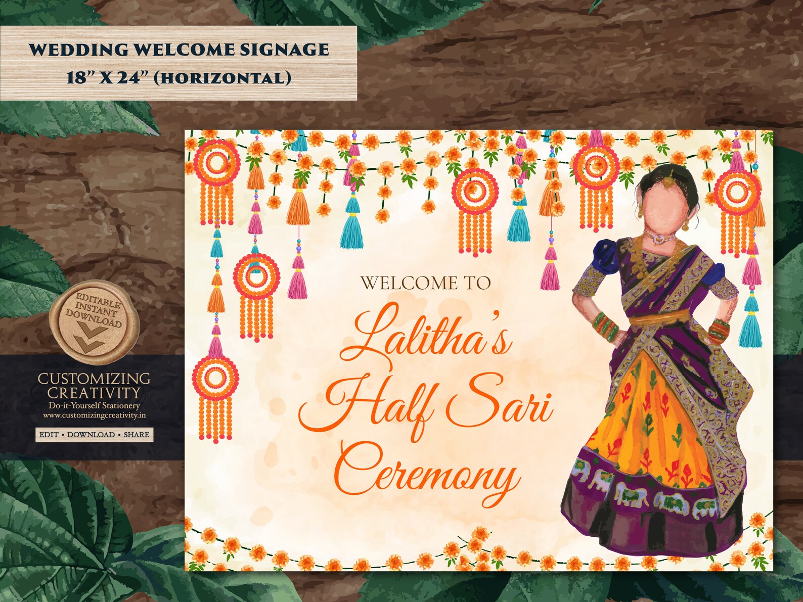 Half Saree Signs as Saree Signs Half Saree Ceremony Etsy