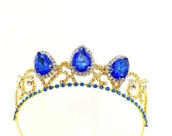 Descendants 3 Audrey Blue Crown, Audrey Costume Crown, Mal, Evie, Audrey Descendants 3 Crown, Descendants Costume, Audrey Birthday Crown