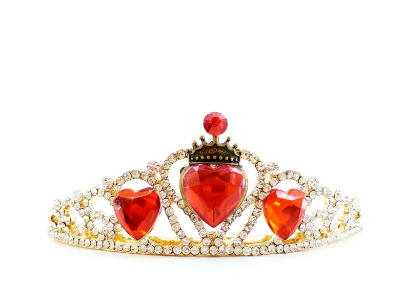 SALE Red Heart Crown Evie Descendants 3 Crown Disney | Etsy