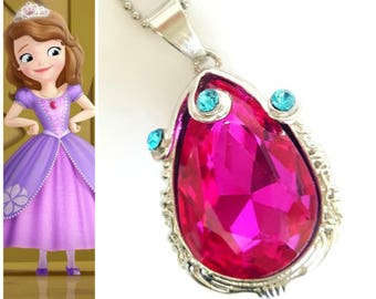 PRINCESA SOFÍA Amuleto Sofía El Primer Amuleto Rosa - Etsy España