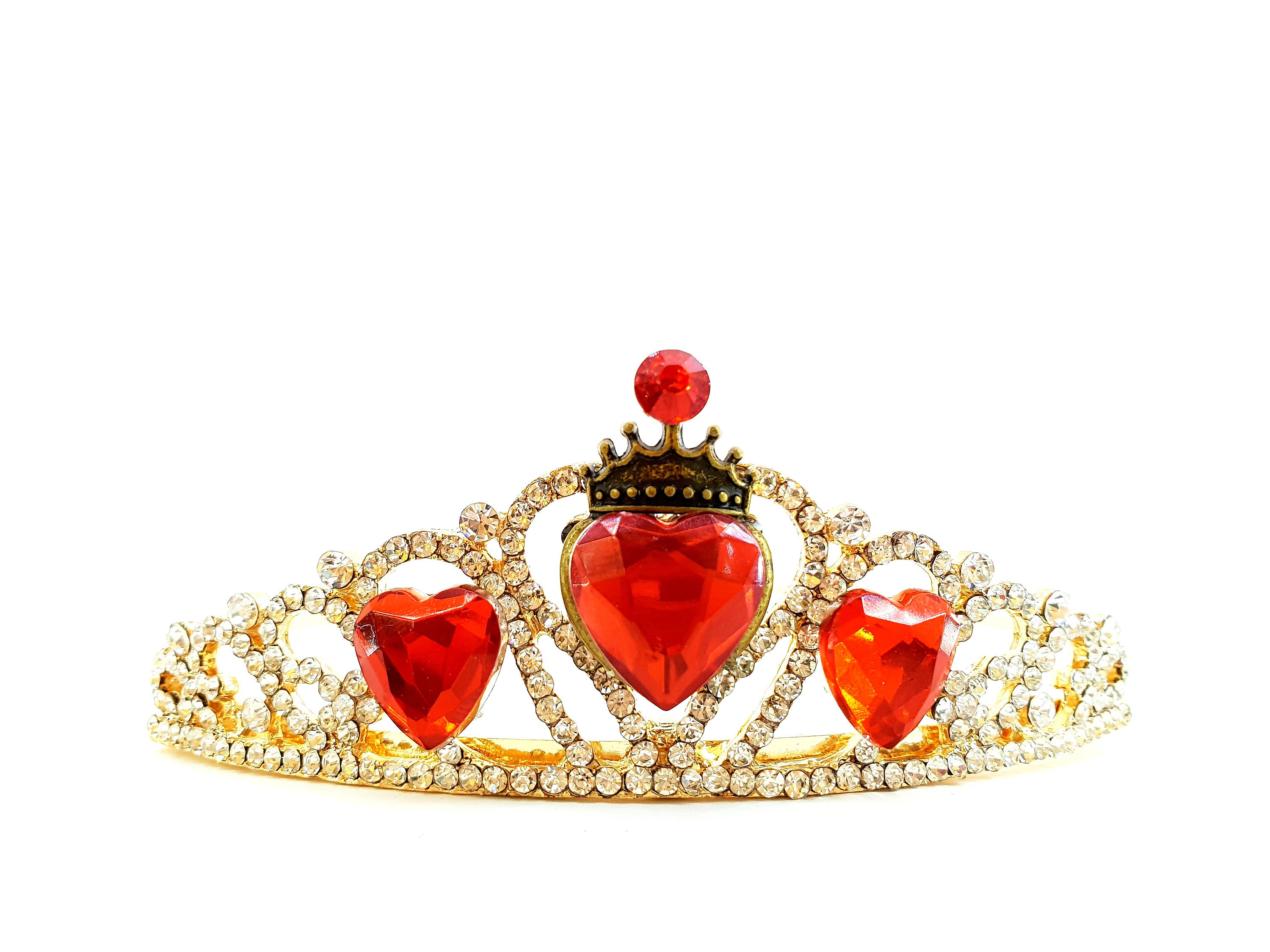 SALE Red Heart Crown Evie Descendants 3 Crown Disney | Etsy