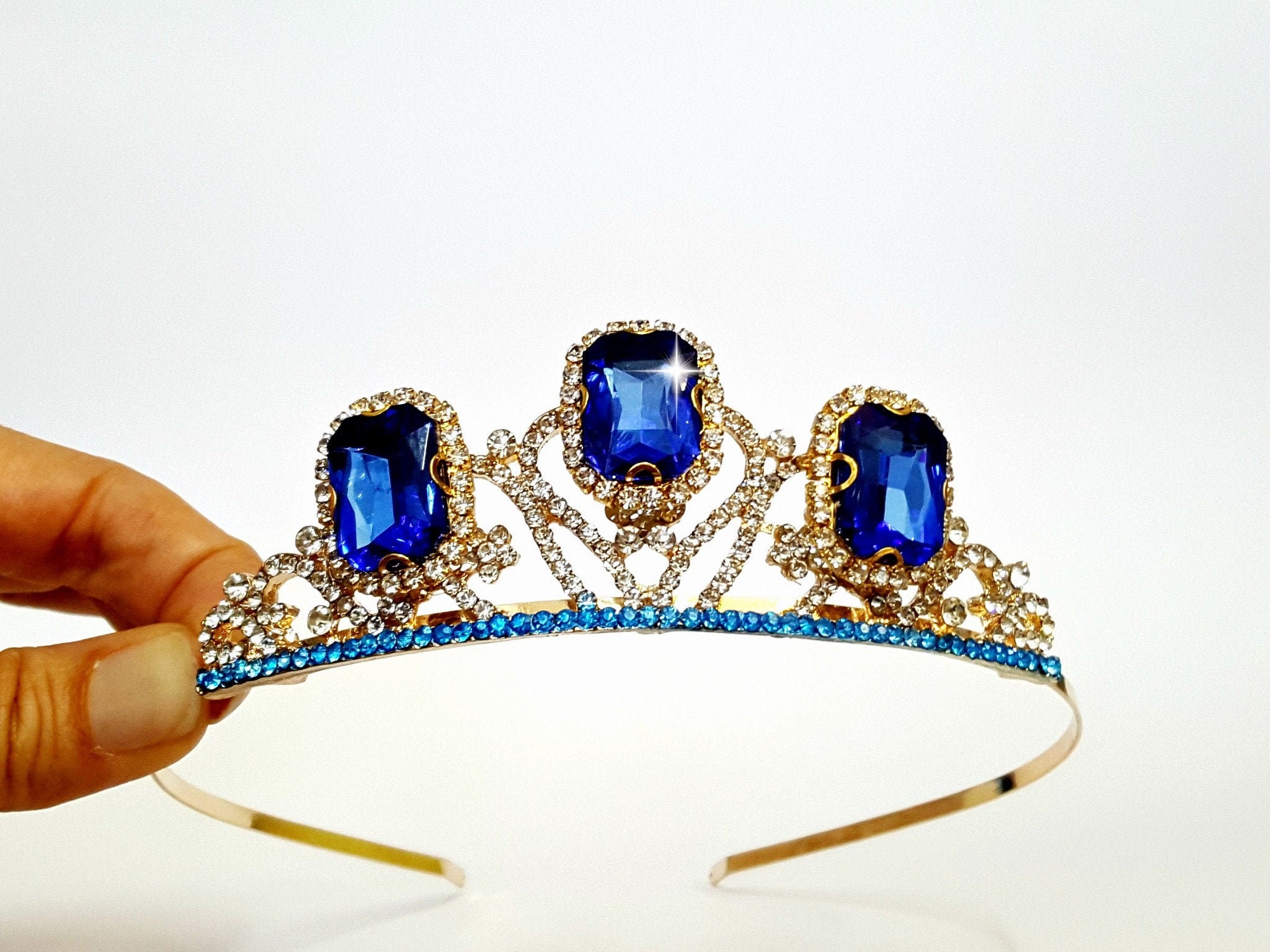 descendants 3 audrey blue crown audrey costume crown mal etsy