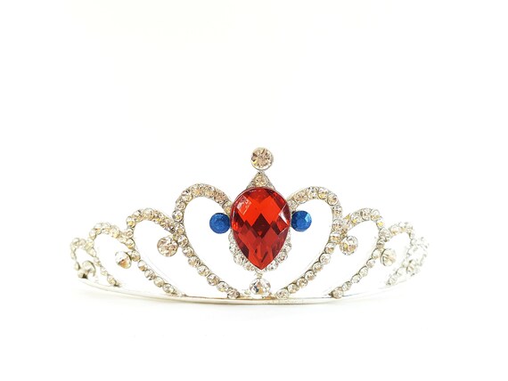 Sale Red Heart Crown Evie Descendants 3 Crown Disney Descendants 3 Tiara Evie Costumeevie Gold Tiara Red Heart Crown Descendants