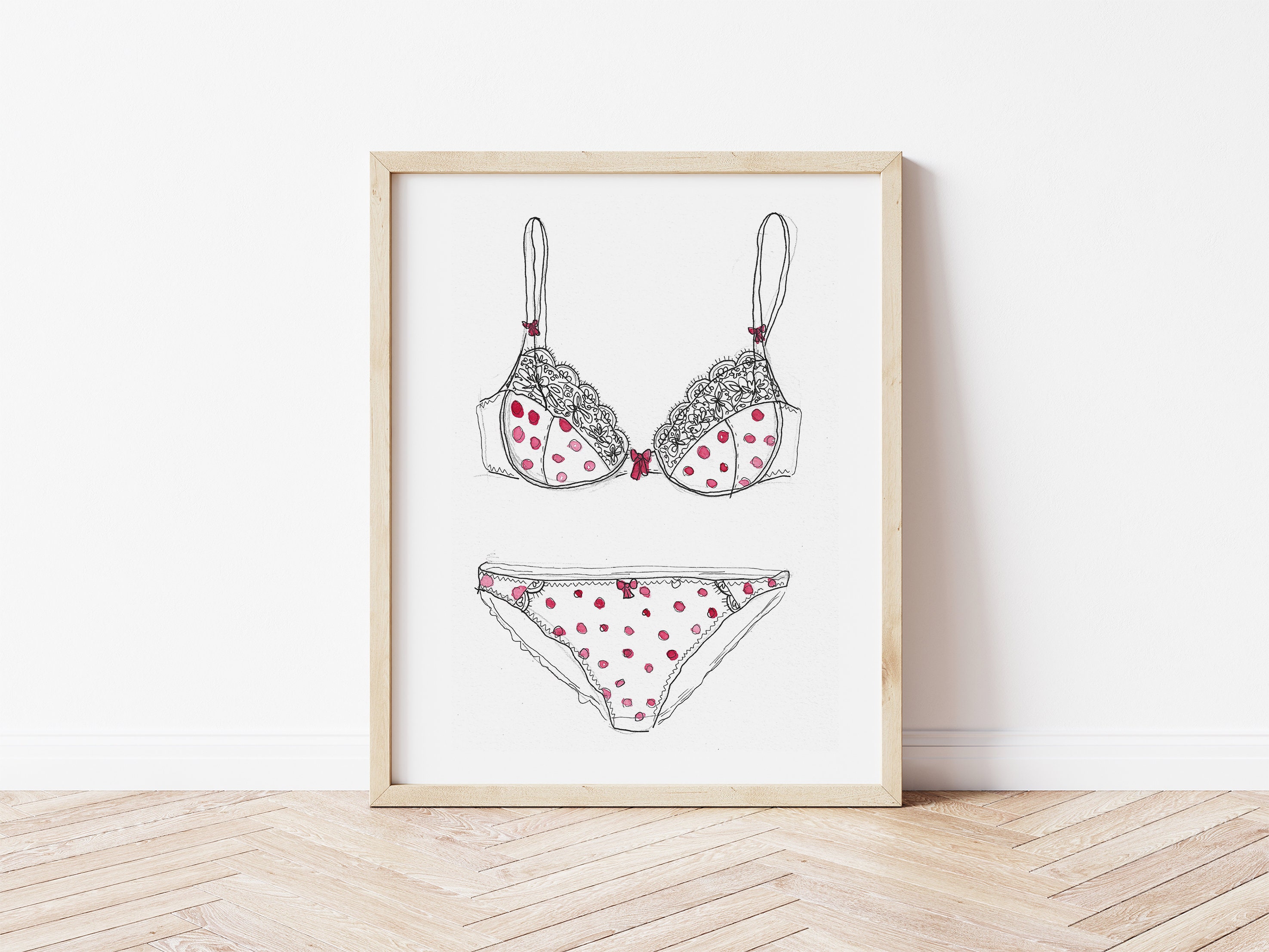 Watercolor Bra - Etsy