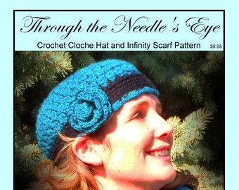 Crochet Cloche Hat and Infinity Scarf Pattern