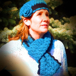 Crochet Cloche Hat and Infinity Scarf Pattern image 4