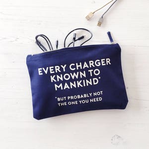 Bolsa de organización de cable y cargador, regalo para papá, regalo para hombre, almacenamiento de cables, regalo para ella, regalo para mamá, regalo para hermana, regalo para hermano