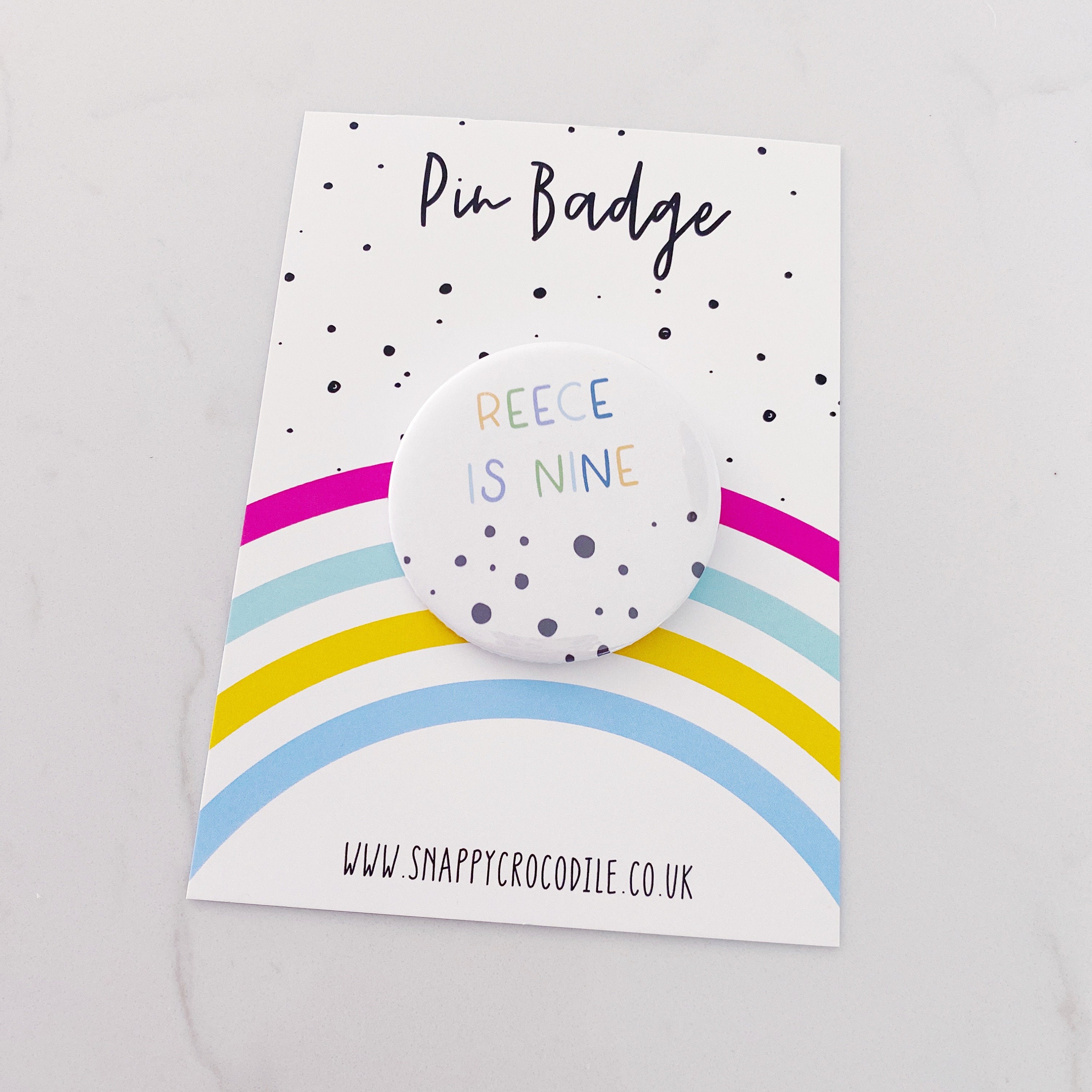 Personalised Birthday Boy Pin Badge Gift for Friend Small - Etsy UK