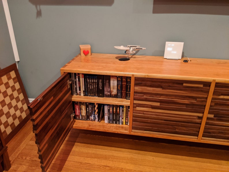 solid cherry entertainment center