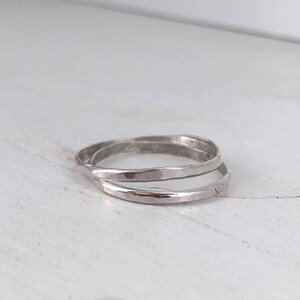 Sterling Silver Ring. Hammered Ring. Stacking Ring. Skinny Stacker Ring. Silver Stacking Ring. Hammered Silver Ring. Thin Hammered Ring.