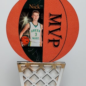 Basketball Trophy SVG & JPEG file, Laser Arylic