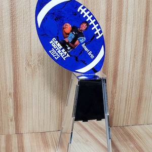 Football Trophy SVG & JPEG file, Laser, Acrylic