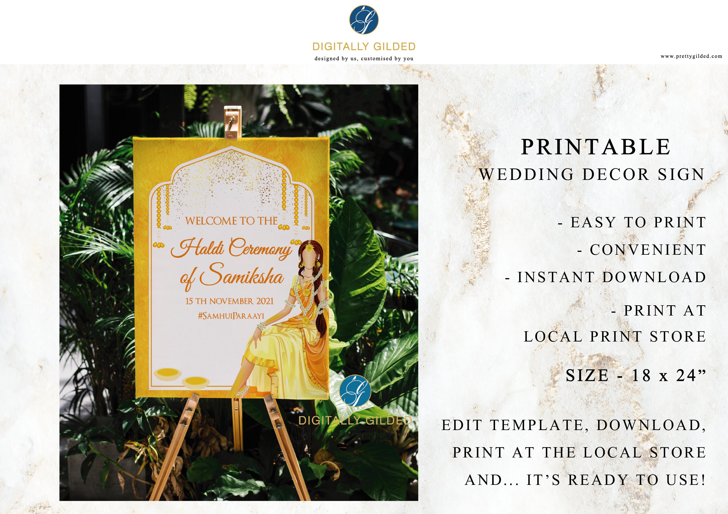 Wedding Decor Sign DGWS24 Printable Indian Wedding Haldi Mayoun Pellikuthuru Pithi Maiyaan Vatna Sign Template Instant Download Wedding Decor Sign DGWS24 Printable Indian Wedding Haldi Mayoun Pellikuthuru Pithi Maiyaan Vatna Sign Template Instant Download