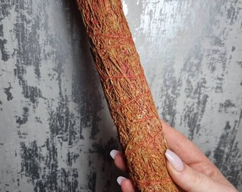 Xl dragons blood sage stick / smudge stick / home / ritual / self confidence / perseverance/ smudging / energy clearing / cleansing /