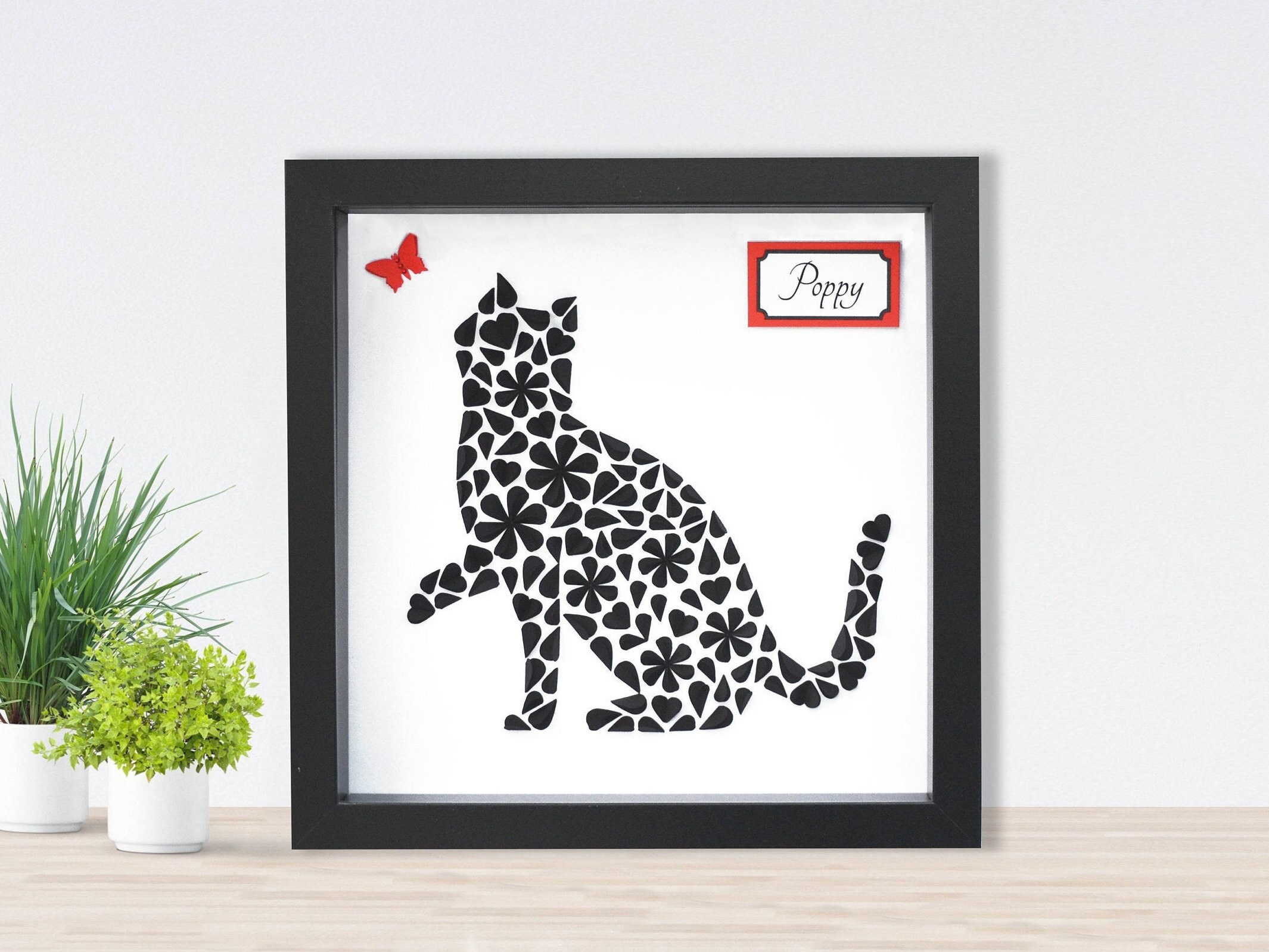 Framed Cat Picture Cat Wall Art Wall Decor Cat Lover Cat Etsy Sweden