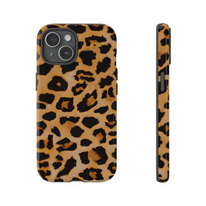 Samsung Galaxy or iPhone Tough Cases, Leopard Print