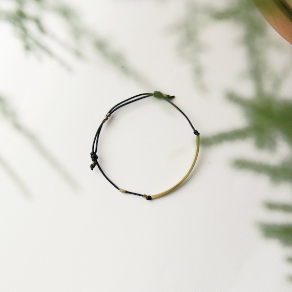 Leather&Brass Bracelet