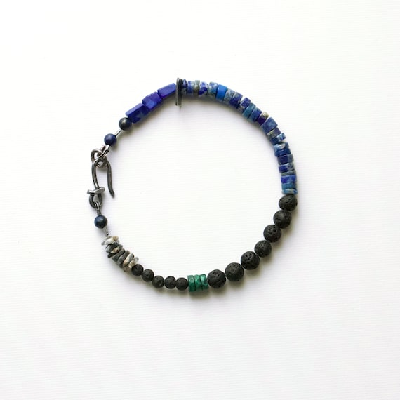 Blue Men Bracelet - One of a kind