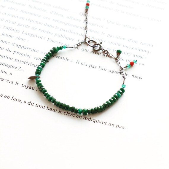 Green Emerald  Bracelet