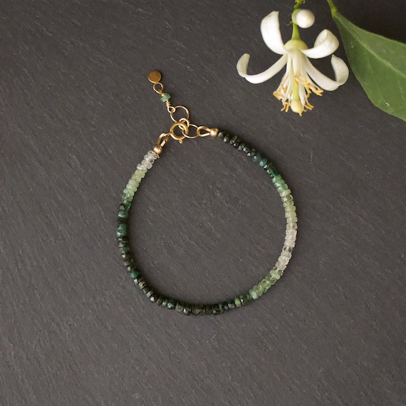 Green Emerald Bracelet