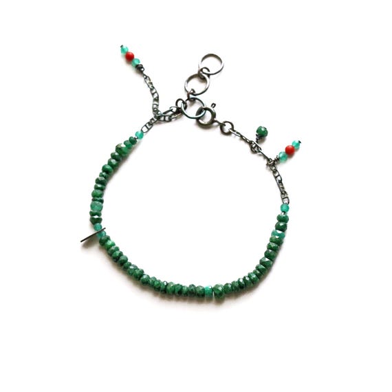 Green Emerald  Bracelet