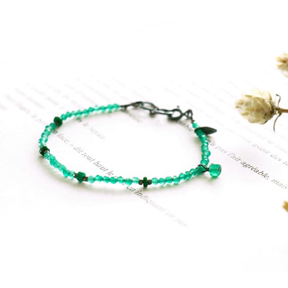 Mini Green Onyx Bracelet