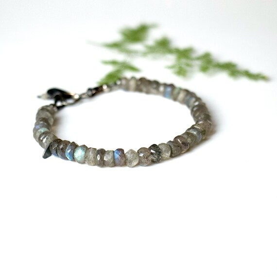 Rondelle Labradorite Bracelet