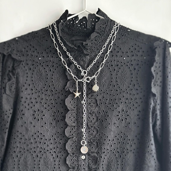 Large Chain Necklace + Bracelet