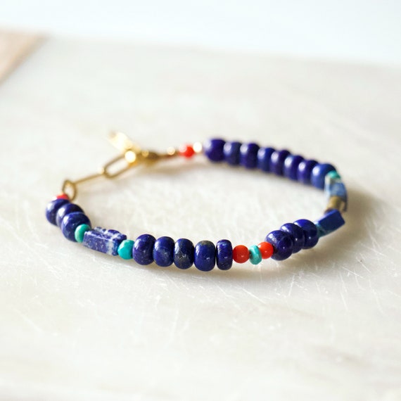 Lapis Lazuli Bracelet/gold