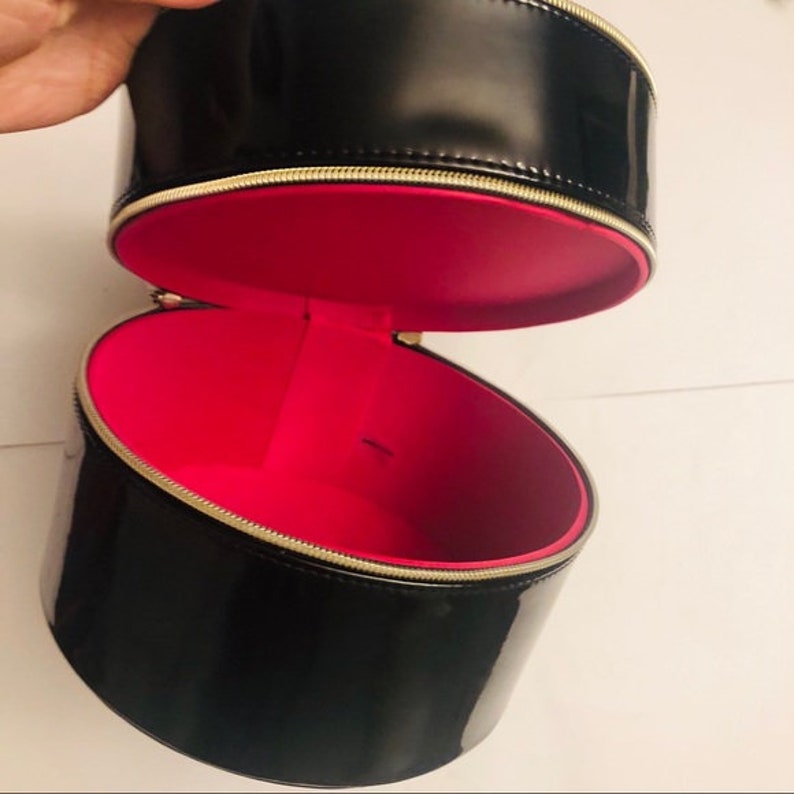 Lanc\u00f4me black /& pink 3 tier jewelry holder