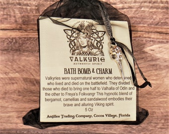 Valkyrie Bath Bomb and Charm