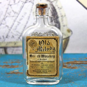 Old Melody Whiskey Bottle