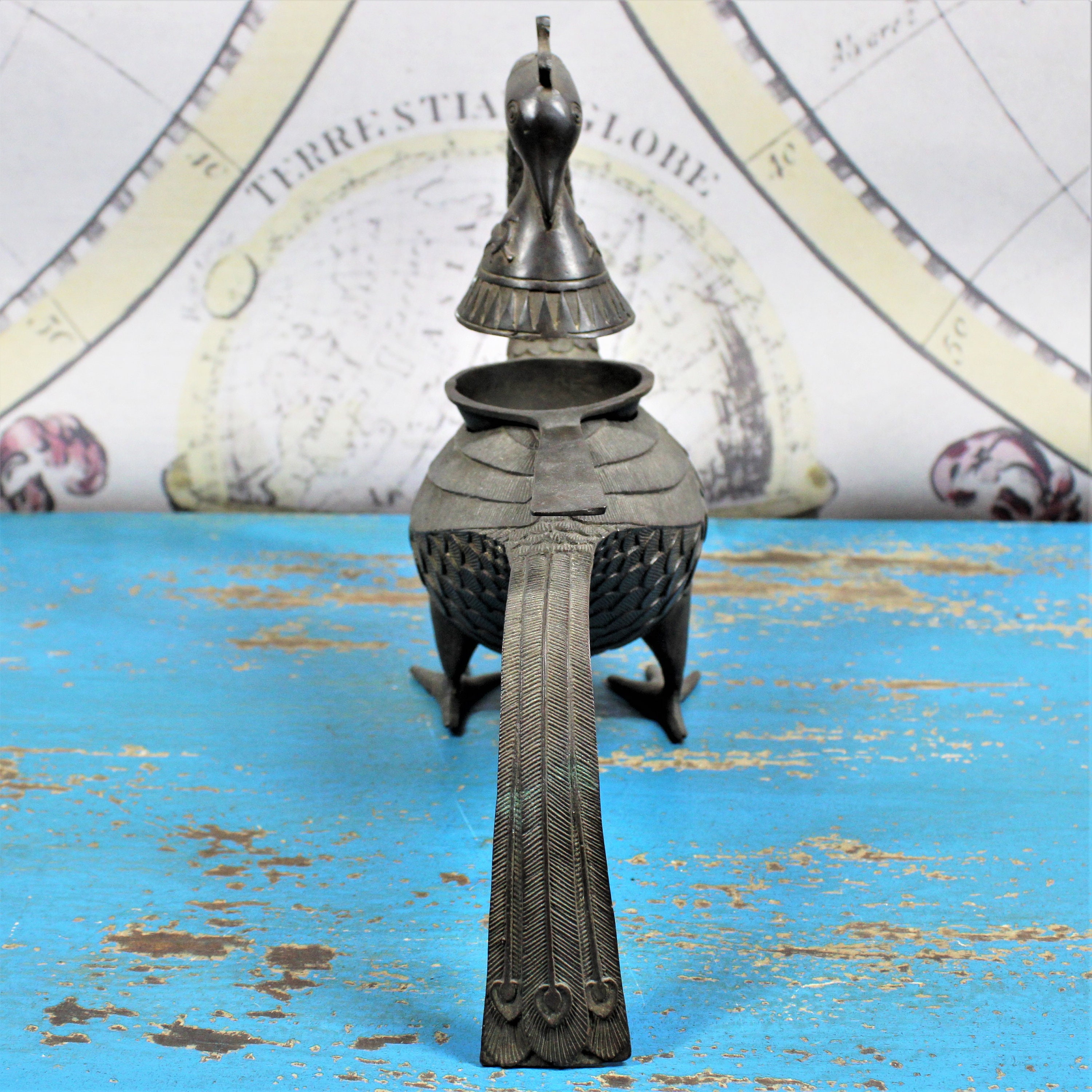 Ming Dynasty Phoenix Oil Lamp Etsy