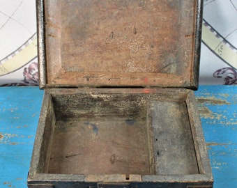 17the Century Spanish Iron Mounted  Strong Box