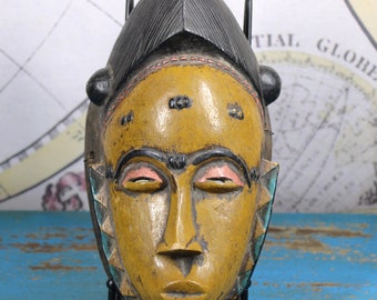 Yaure Baule Ceremonial Face Mask