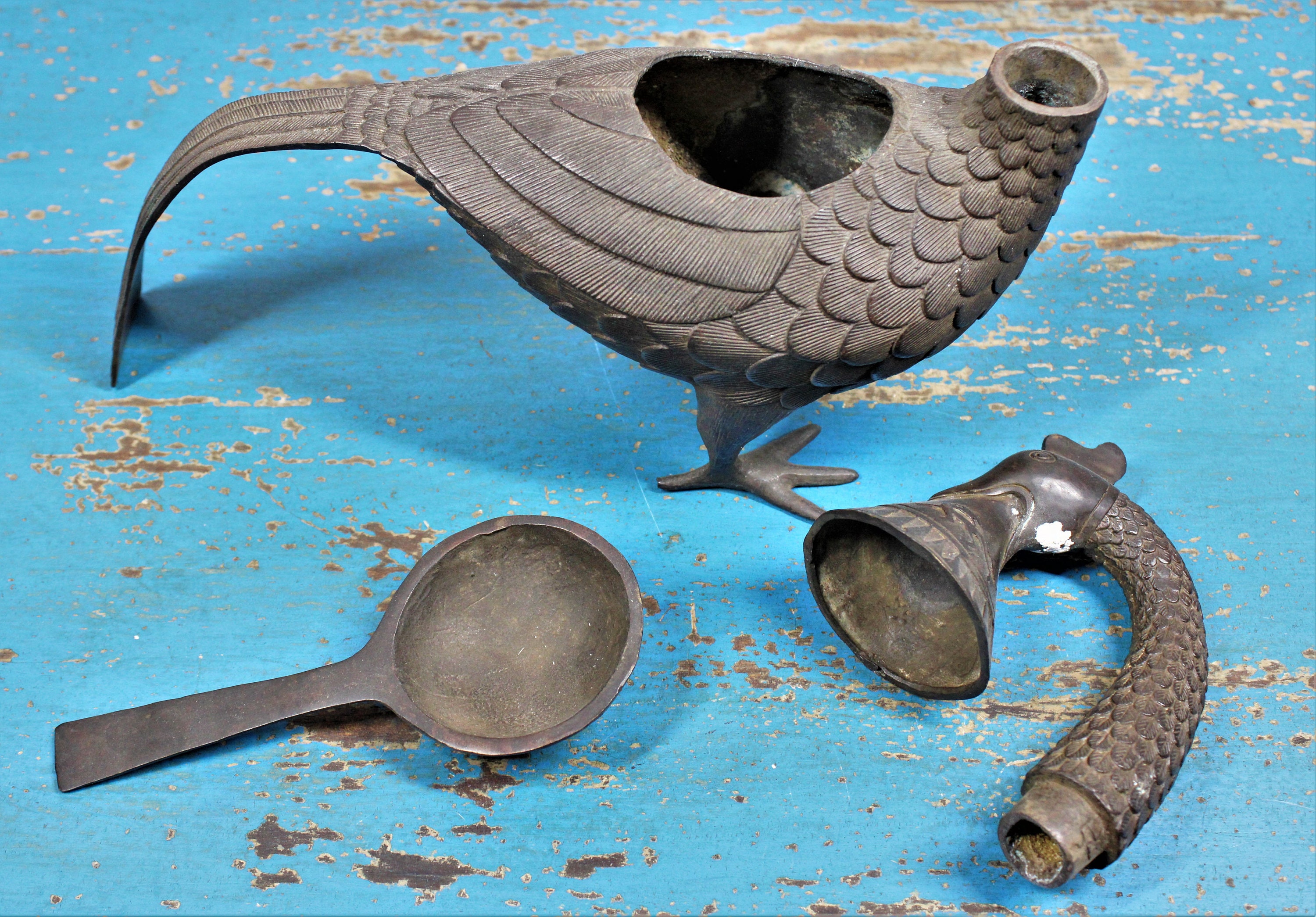 Ming Dynasty Phoenix Oil Lamp Etsy