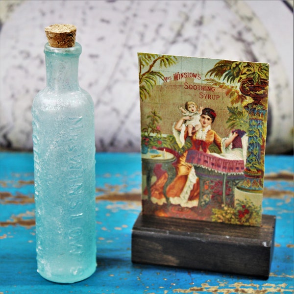 Antique Mrs Winslow's Soothing Syrup Medicine Etsy