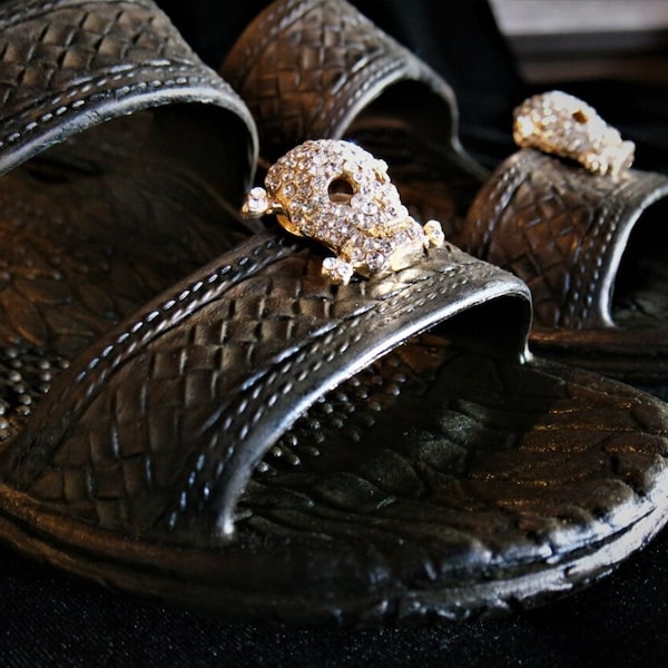 Rhinestone Pirate Shoe Clips