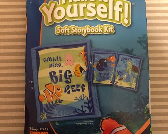 Disney Finding Nemo Dory DIY Soft Storybook Quilt Fabric KIT: Small Fish, Big Reef