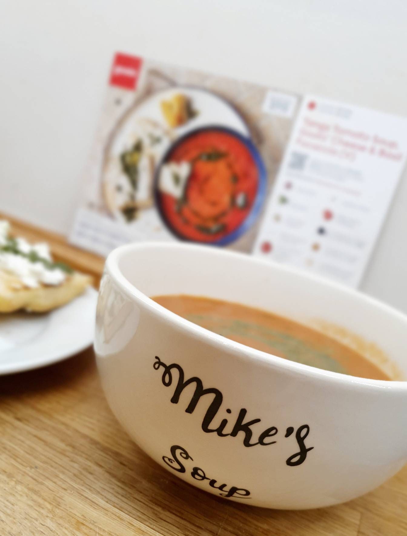 Soup Bowl Hand Painted Ceramic Bowl Personalised Soup Bowl Etsy
