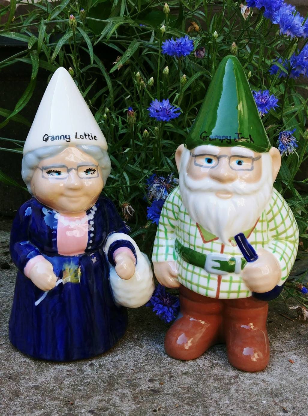 Personalised Grandparent Gnomes Garden Indoor Gnome Couple Etsy